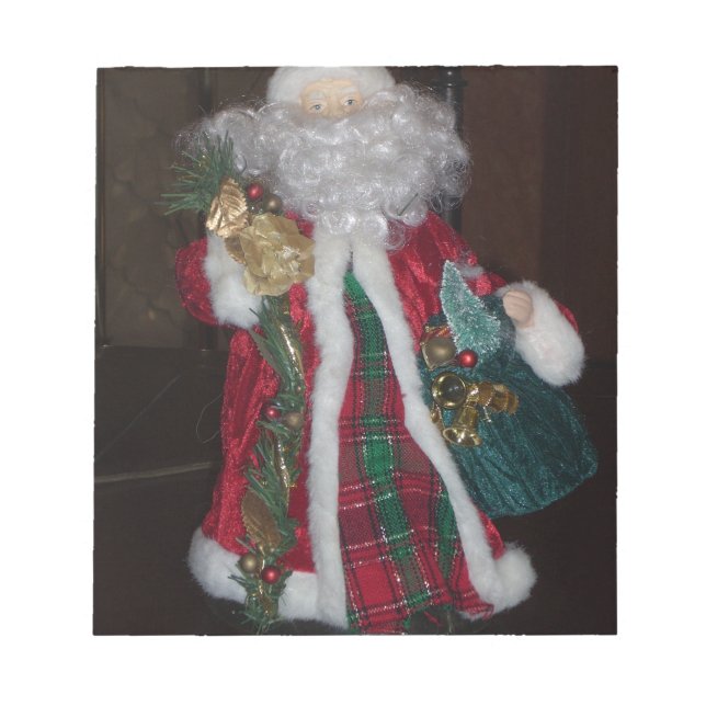 Bloc De Notas Clásico Santa Claus: Un ícono de feriado inmaduro (Frente)