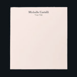 Bloc De Notas Clásico Único Profesional Simple<br><div class="desc">Herramientas de edición fáciles. Diferentes tipos y tamaños,  opciones de color y fuente.</div>