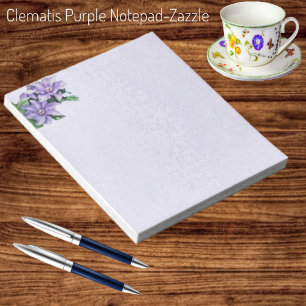 Bloc De Notas Clematis Purple
