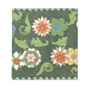 Bloc De Notas Cloisonne China Patter Asia Oriental