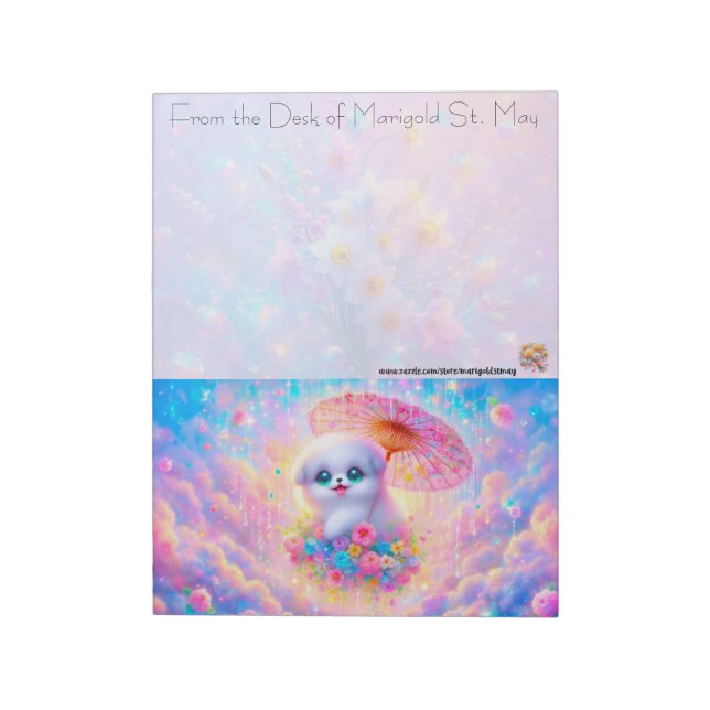 Bloc de notas Cloud Puppy (Lado Izquierdo)
