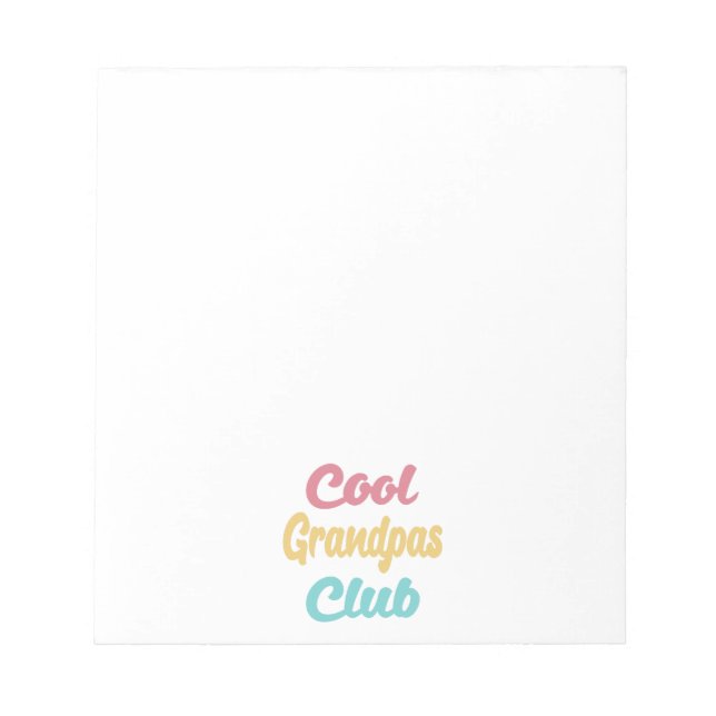 Bloc De Notas Club de Abuelos Cool II (Frente)