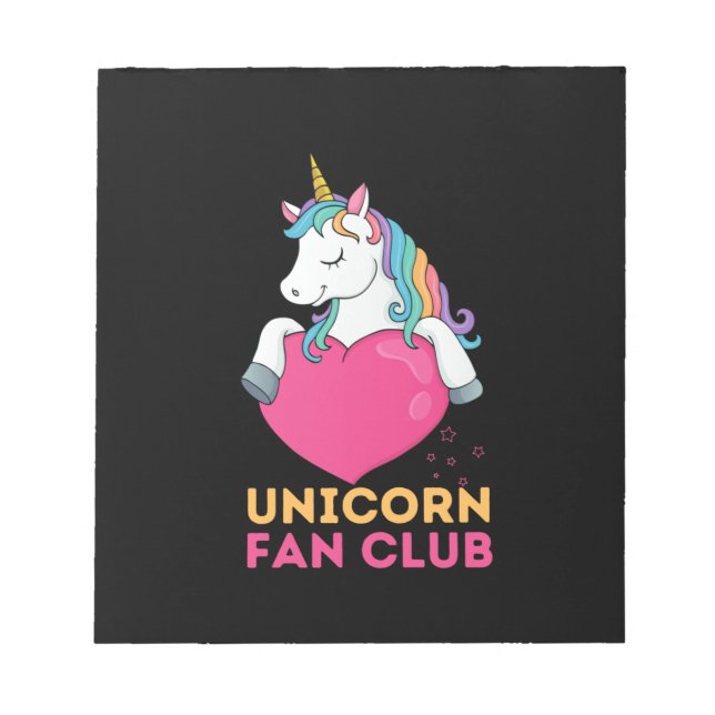 Bloc De Notas Club de fans de Unicorn (Frente)
