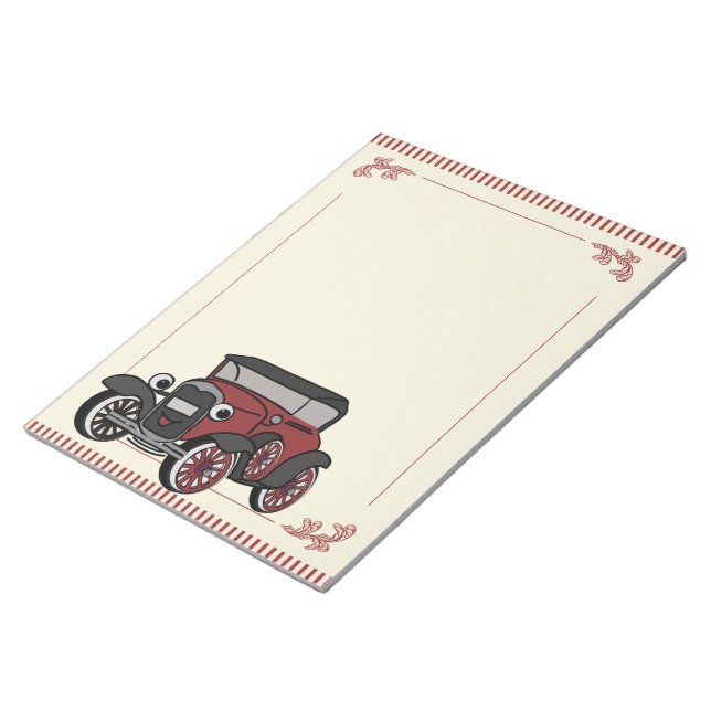 Bloc De Notas Coche antiguo (Lado Derecho)
