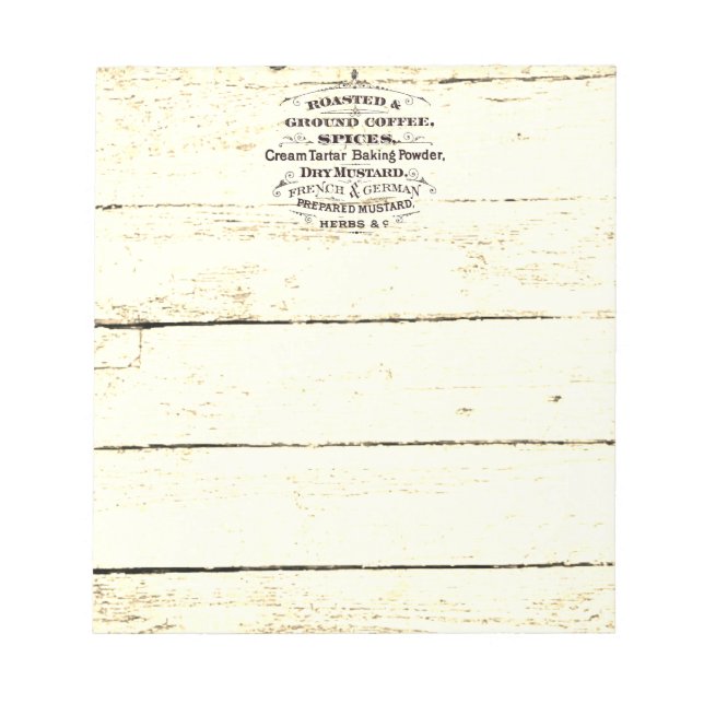 Bloc De Notas Cocina vintage (Frente)
