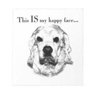 Bloc De Notas Cocker Spaniel Happy Face