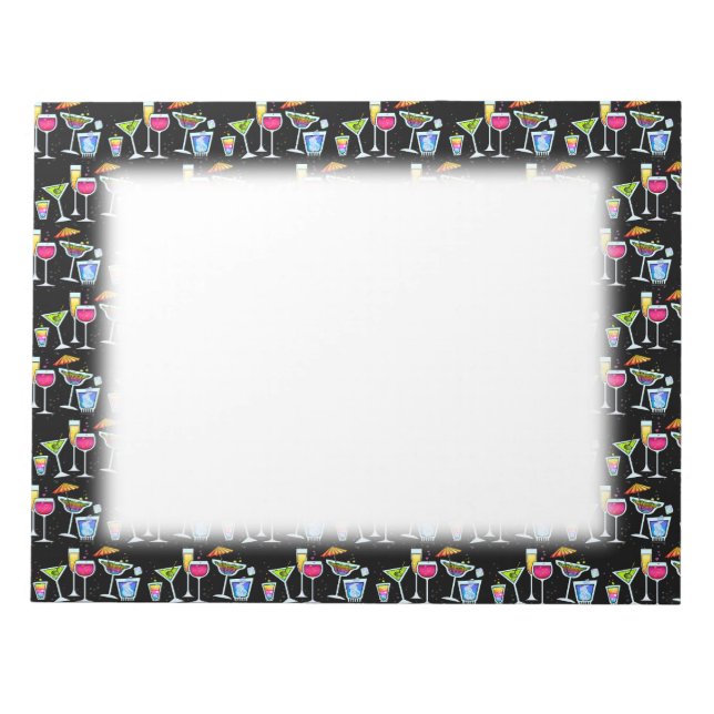 BLOC DE NOTAS ¡CÓCTELES! NOTEPAD LARGE (Frente)