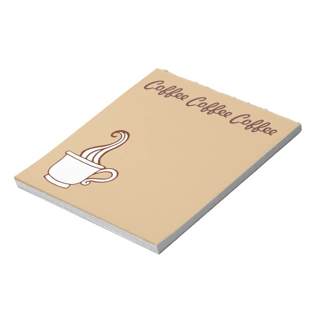 Bloc De Notas Coffee Grocery List Shopping Kitchen Notepad Gift (Lado Izquierdo)