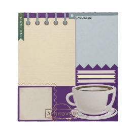 Bloc De Notas Coffee Teacup Diary Notes Personal ScrapbookPaper