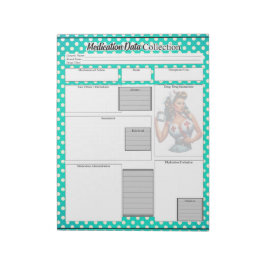 Bloc De Notas Colección de datos de medicación