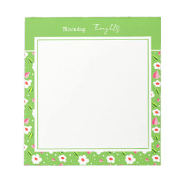 Bloc De Notas Colección floral Spring Meadow Whimsy