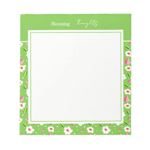 Bloc De Notas Colección floral Spring Meadow Whimsy