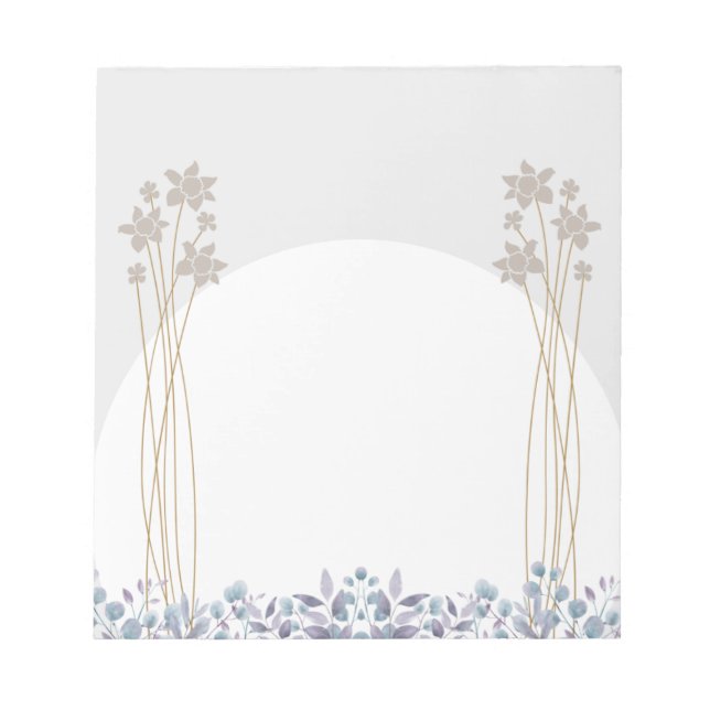 Bloc De Notas Colección Minimal Bloom Notes (Frente)