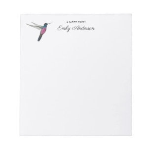 Bloc De Notas Colibrí Personalizado