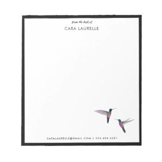 Bloc De Notas Colibrí personalizado