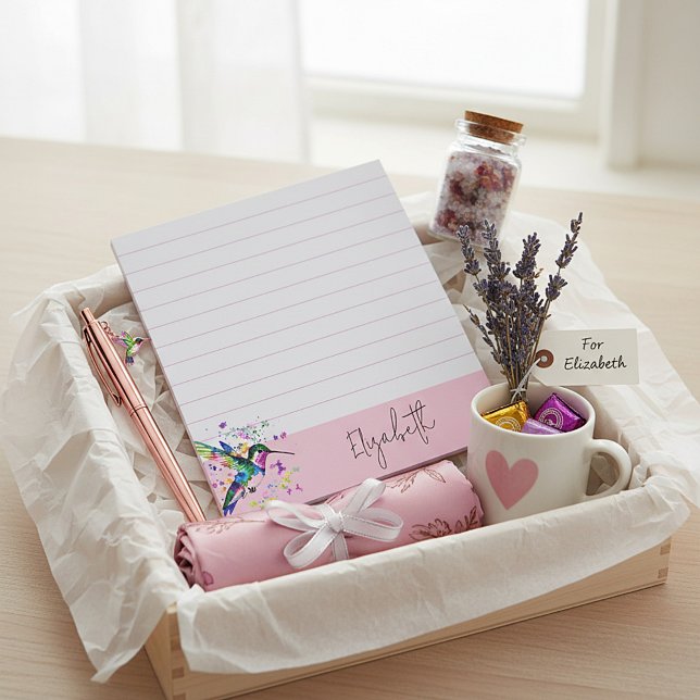 Bloc De Notas Colibrí salpicadura personalizado (Subido por el creador)