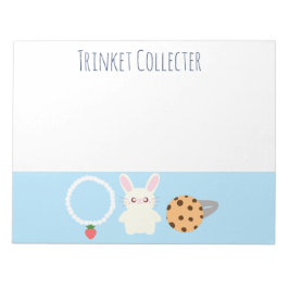 Bloc De Notas Collar Cuto De Fresas, Conejo Y Anillo