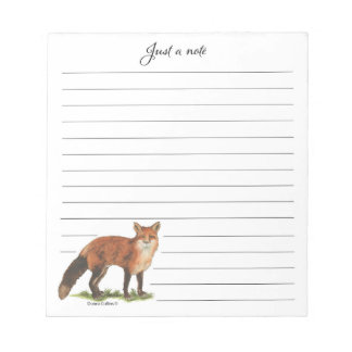 Bloc De Notas Collection Australian Fox Note Pad