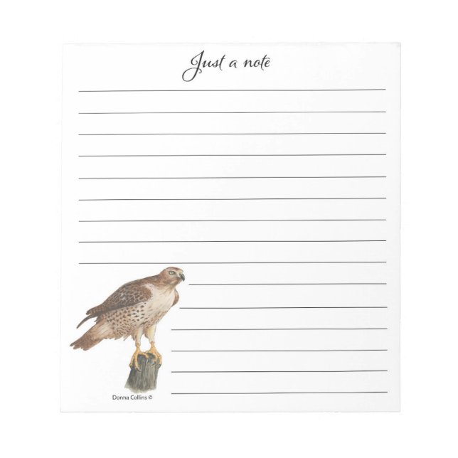 Bloc De Notas Collection Hawk Note Pad (Frente)