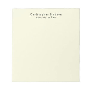 Bloc De Notas Color beige simple llano minimalista