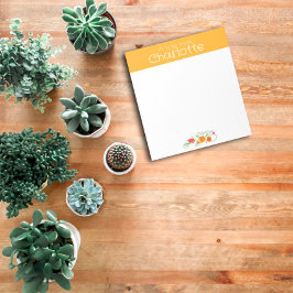 Bloc De Notas Color de la acuarela virgen amarillo