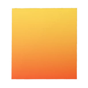 Bloc De Notas Color Naranja Amarillo