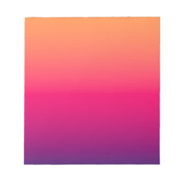 Bloc De Notas Color Naranja Rojo Purpura