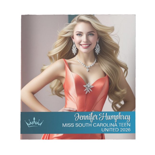 Bloc De Notas Color Pop Pageant Autograph Pad Notepad (Frente)
