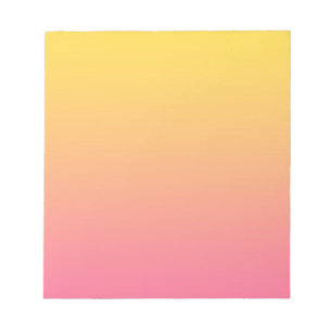 Bloc De Notas Color Rosa Amarillo