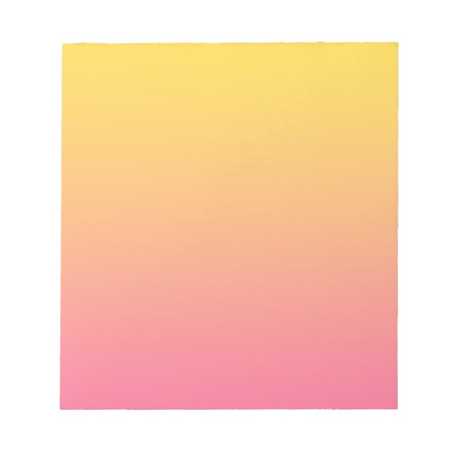 Bloc De Notas Color Rosa Amarillo (Frente)