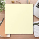 Bloc De Notas Color sólido amarillo lemonado | Clásico Elegante<br><div class="desc">Color sólido amarillo lemonado | Clásica | Elegante | Trendy | Elegante | Regalo</div>