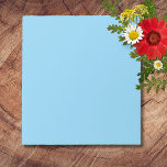 Bloc De Notas Color sólido azul del bebé | Clásica | Elegante<br><div class="desc">Color sólido azul del bebé | Clásica | Elegante | Trendy | Elegante | Regalo</div>