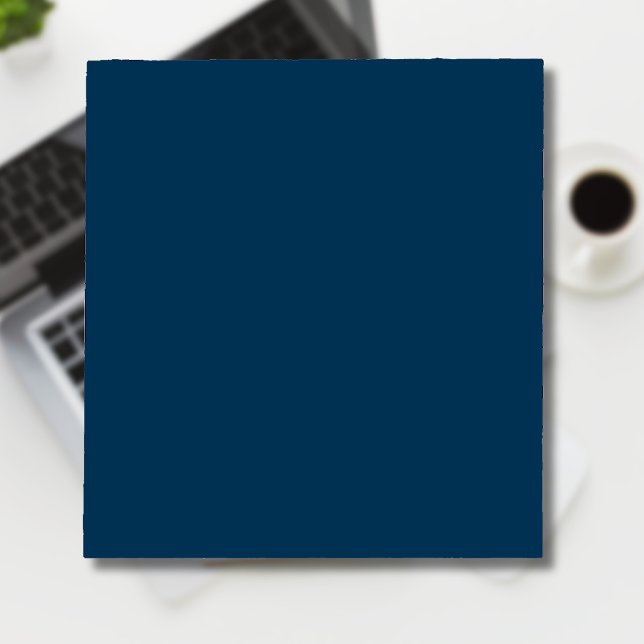 Bloc De Notas Color sólido azul prusiano | Clásica | Elegante (Subido por el creador)