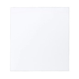 Bloc De Notas Color sólido blanco