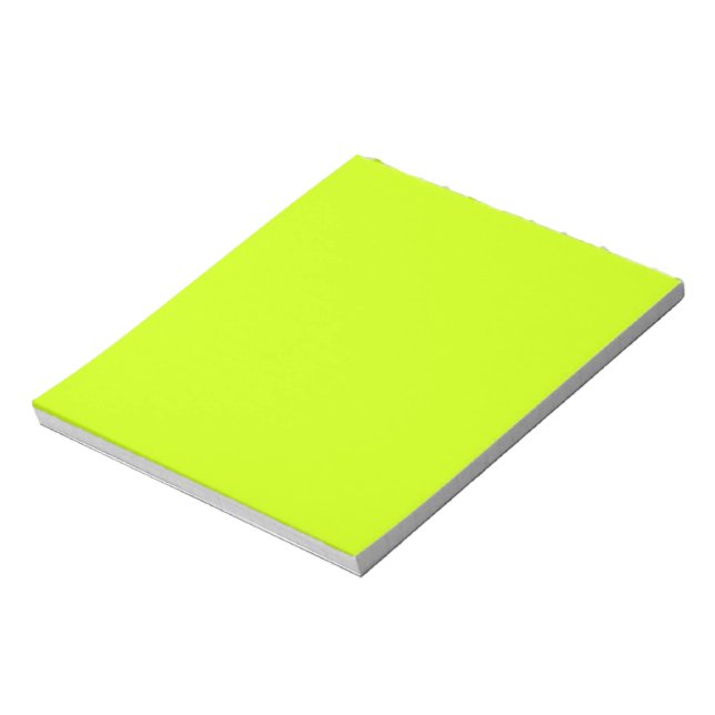 Bloc De Notas Color sólido de lima eléctrica (Lado Izquierdo)
