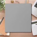 Bloc De Notas Color sólido gris oprimido | Clásico Elegante<br><div class="desc">Color sólido gris de la polea de moda | Diseño clásico | Elegante y Minimalista | Moda y regalo elegante</div>