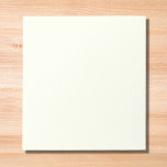 Bloc De Notas Color sólido marfil<br><div class="desc">Color sólido marfil. Este suave tono blanco roto irradia elegancia y sofisticación,  haciéndolo perfecto para cualquier ocasión que requiera un toque de refinada belleza. Sus sutiles tonos cálidos y cremosos crean una sombra versátil para todas las ocasiones.</div>