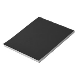 Bloc De Notas Color sólido negro puro