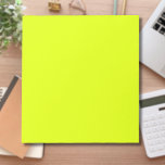 Bloc De Notas Color sólido Neon Chartreuse | Color de moda<br><div class="desc">Color sólido Neon Chartreuse | Colores neones | Diseño clásico | Producto elegante | Colores de moda | Elegancia y moda | Diseño profesional</div>