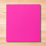 Bloc De Notas Color sólido neón rosado<br><div class="desc">Color sólido neón rosado</div>