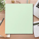Bloc De Notas Color sólido pastel Pistachio | Clásica | Elegante<br><div class="desc">Color sólido pastel Pistachio | Clásica | Elegante | Trendy | Elegante | Regalo</div>