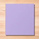 Bloc De Notas Color sólido púrpura de color pastel claro<br><div class="desc">Color sólido púrpura de color pastel claro</div>