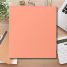 Bloc De Notas Color sólido rosa salmón | Color de moda