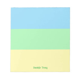 Bloc De Notas Colores bonitos de primavera personalizados