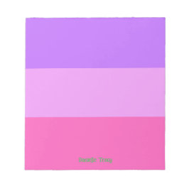 Bloc De Notas Colores bonitos de primavera personalizados