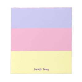 Bloc De Notas Colores bonitos de primavera personalizados