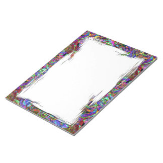 Bloc De Notas Colores exuberantes Resumen Notepad de Arte