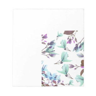 Bloc De Notas Colores Pastel Flores Bougainvillea