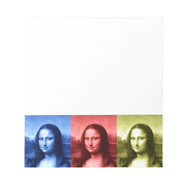 Bloc De Notas Colores primarios de Mona Lisa (Frente)