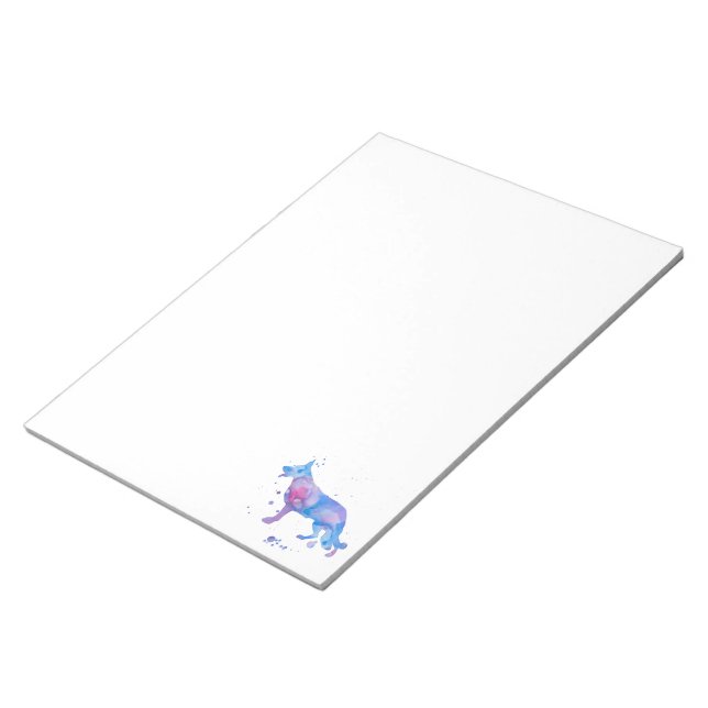 Bloc De Notas Colores retro Shepherd Dog (Lado Derecho)